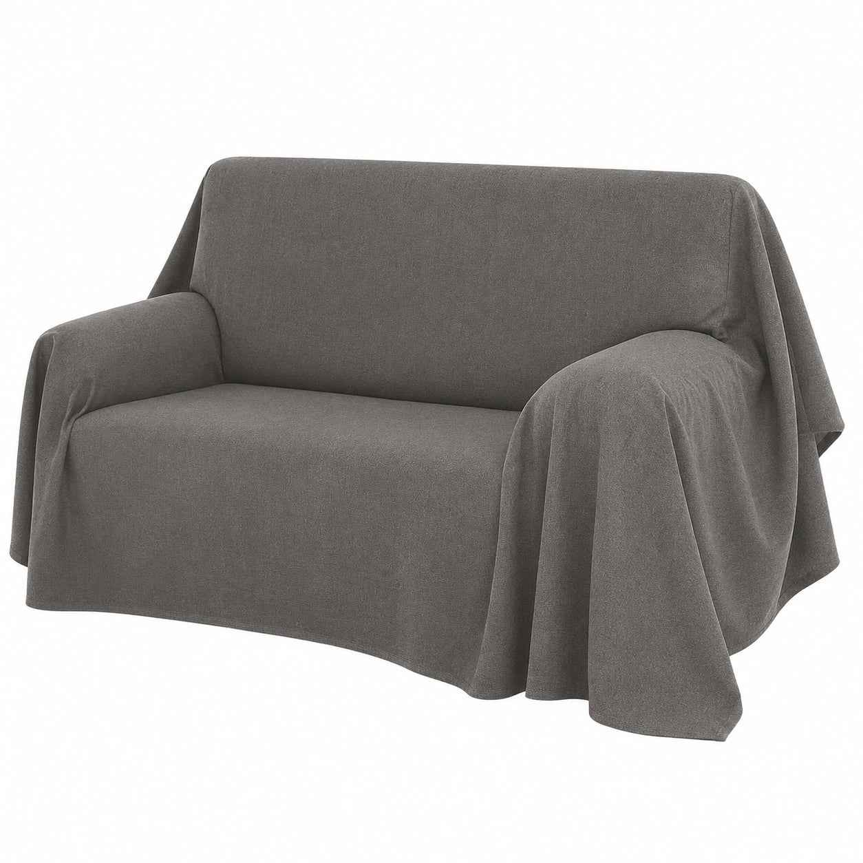 Copridivano Antimacchia Impermeabile per Animali e Bambini - Made in Italy, 200 x 270 cm, Colore Antracite